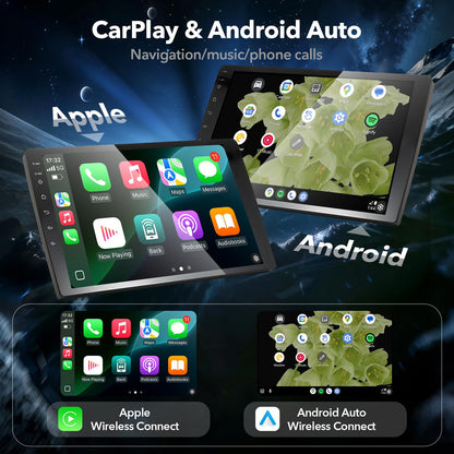 8Core 4+64GB Android 13 Car Radio Stereo for Jeep Wrangler JK Compass Grand Cherokee Dodge Ram, 10.2" QLED HD Touch Screen Head Unit with Carplay/Android Auto/5GHz WiFi/DSP/1080P Backup Camera/AM & FM