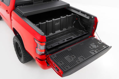 Rough Country Easy Access Truck Bed Cargo Storage Box | Mid-Size 52.5" - 10203, Black