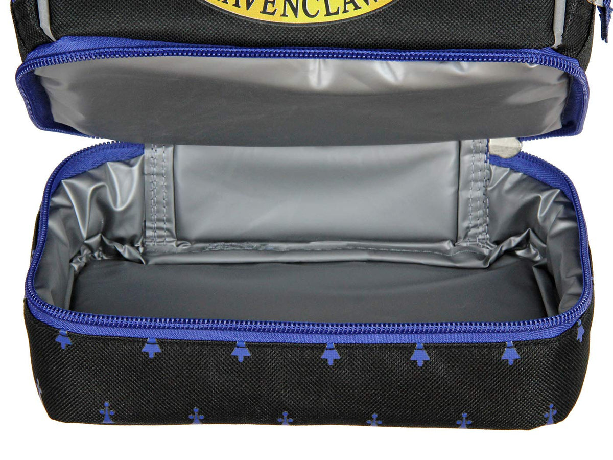 Bioworld Harry Potter Ravenclaw Crest Dual Compartment Lunch Bag Tote 10"