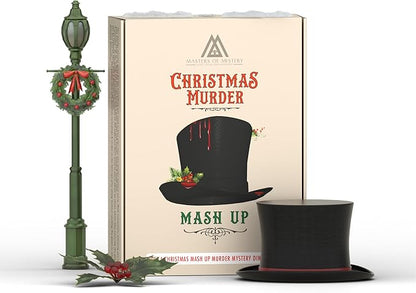 Masters of Mystery Victorian Christmas Murder Mystery Dinner Party Game – Holiday Whodunnit Party Game for Adults – 4–20 Players