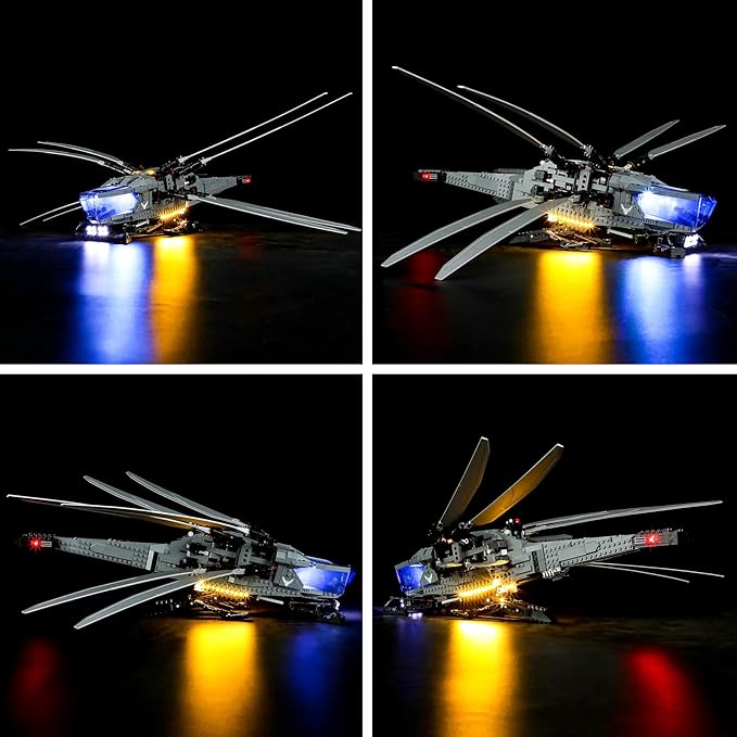 BRIKSMAX Led Lighting Kit for Lego-10327 Dune Atreides Royal Ornithopter - Compatible with Lego Icons Building Set- Not Include Lego Set