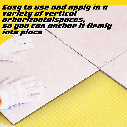 Nuanchu 1/8" Thick 161.44 Sq. ft. Uncoupling Membrane for Tile, Dimple Drainage Matting, Moisture Barrier Foundation Wrap Floor Underlayment Sub Floor Waterproof for Bathroom Shower Kitchen Basement
