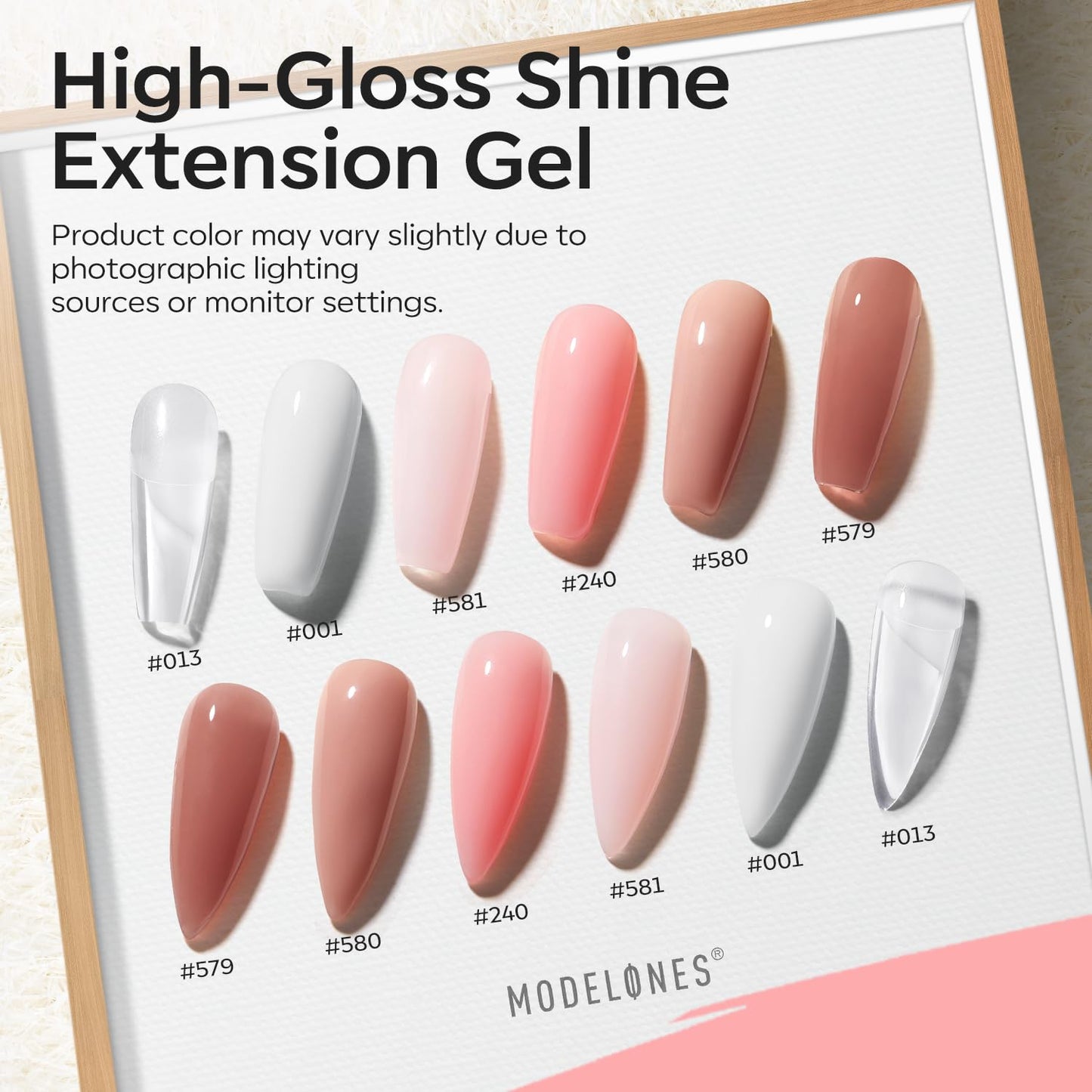 modelones Poly Gel Nail Kit 6 Colors with 8 W Nail Lamp Extension Gel Kit Jelly Milky White Pink Nude Complete Tools Beginner Thickening Solutions DIY at Home for Women