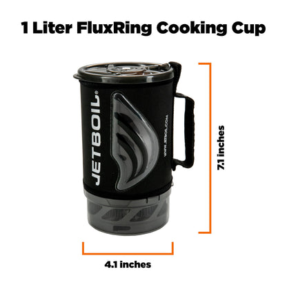 Jetboil Flash Camping and Backpacking Stove Cooking System, Fractile