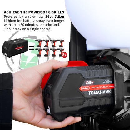 Tomahawk 4 Gal Battery Powered Backpack Mosquito Fogger Sprayer 36V (4 Gal Fogger)