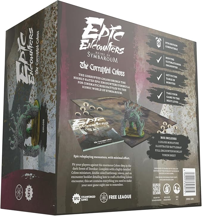 Steamforged Games Epic Encounters: Ruins of Symbaroum - The Corrupted Coloss