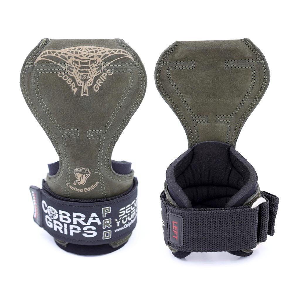 Cobra Grips PRO Weight Lifting Gloves Heavy Duty Straps Alternative Power Lifting Hooks for Deadlifts Adjustable Neoprene Padded Wrist Support Bodybuilding