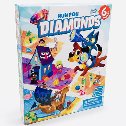 Run for Diamonds! | Best Family Game | Hey Feelings™ | Social Emotional Learning Games for Kids 3-99 | Therapy Game Designed by Experts | 15-45 min Playtime | Fun &amp Fast