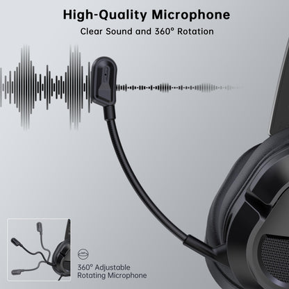 Gaming Headset for Xbox Series X、Xbox Series S/One、PS5、PS5Pro、PS4、PC 207g Headset with Clear Mic for Work 𝟐𝟎𝟐𝟔 𝐔𝐩𝐠𝐫𝐚𝐝𝐞 Wired Gaming Headphones with Mic、3.5mm Splitter、79in Cable.Gamer Gifts