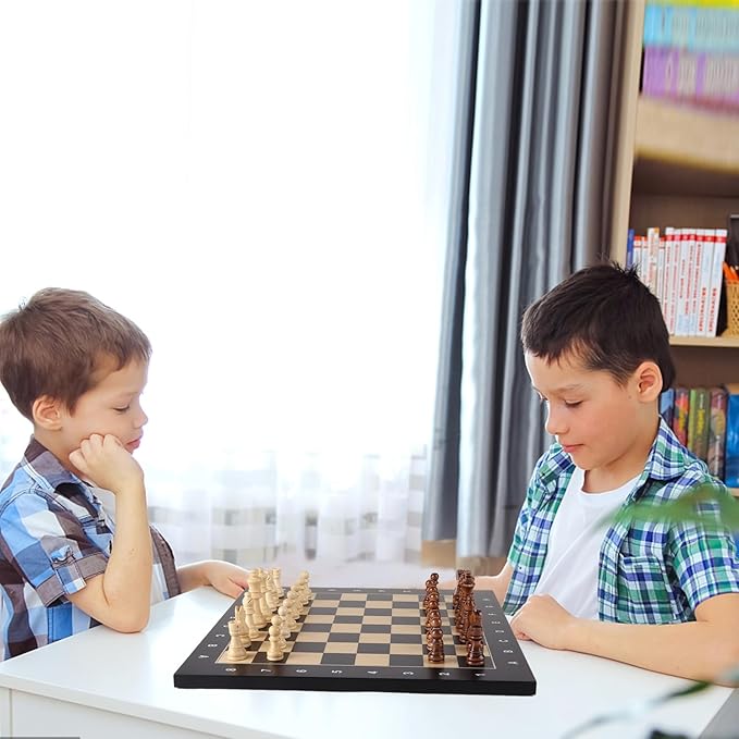 GSE Games &amp Sports Expert Professional Tournament Chess Board Only Beech &amp Maple Inlaid Chessboard Chess Board for Beginners Kids Adults (Extra Large: 21.25/ Square: 2.25 Black)