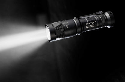 SureFire Aviator Flashlights with Dual Output Multi-Spectrum LED, White/Red (Aviator-RD)