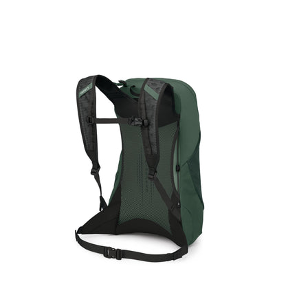 Osprey Hikelite LT 16L Hiking Backpack - Lightweight Travel Daypack with Rain Cover for Men and Women, Tundra Green