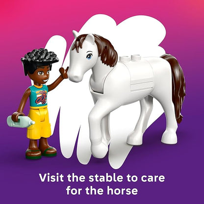 LEGO Friends Animal Vet Clinic Building Toy - Playset for Preschool Girls &amp Boys Ages 4+ - Gift for Birthdays - W/Valeria &amp Zac Minidolls 5 Toy Pets &amp Accessories - 42696