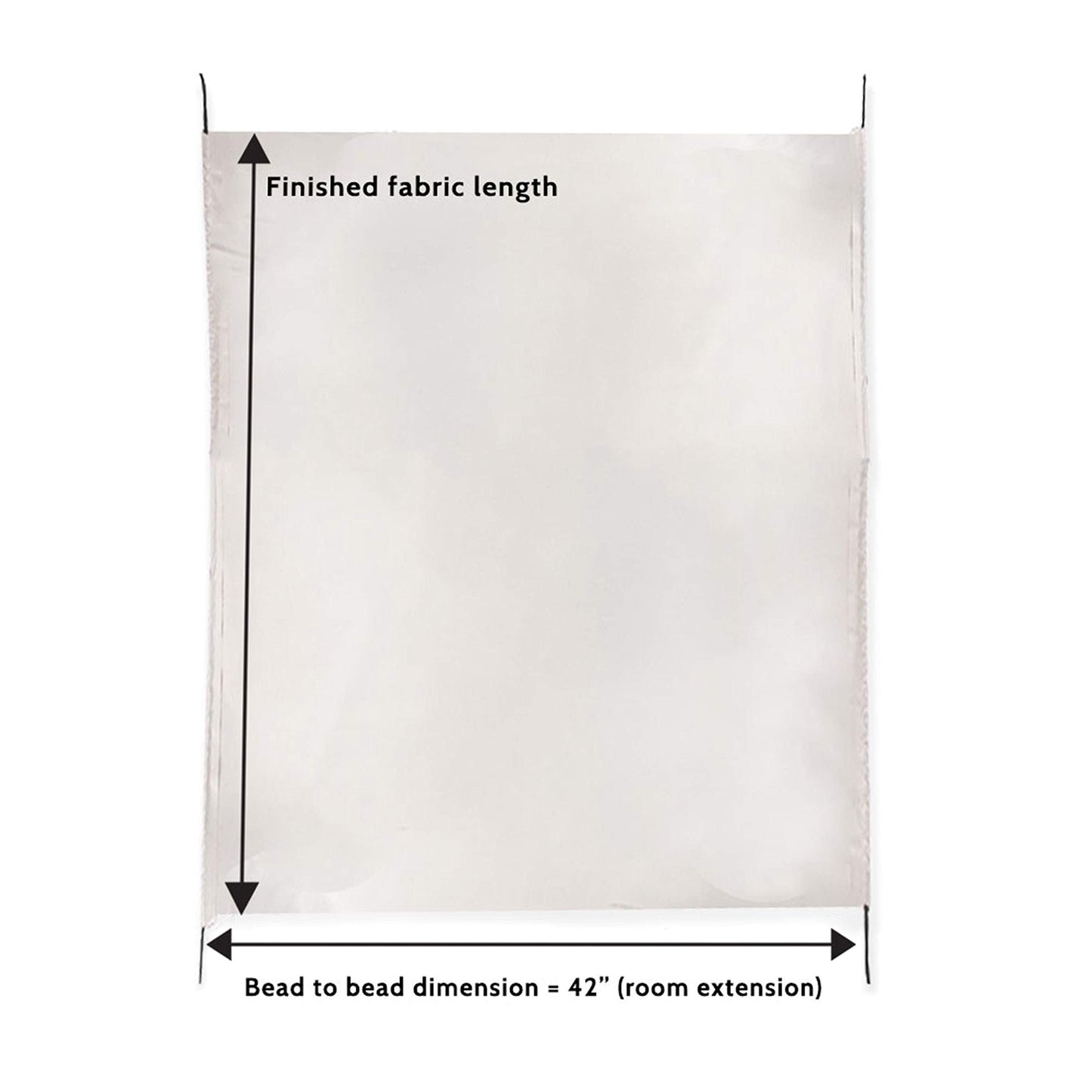Carefree Universal RV Slideout Awning Fabric Replacement (200" x 150") - Cut to Fit Length, Standard RV Slide Room Extension Awning with FLXguard Protection for Pop Out Room (White)