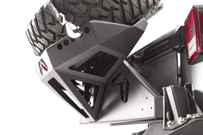 Fab Fours JK2070-1 07-17 Jeep Jk Slant Back Tire Carrier for The Y1261T