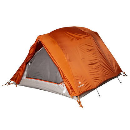 Stansport Star Crest 2-Person Dome Tent with Full Rainfly – 7'3" x 4'11" Backpacking & Camping Tent – Weatherproof Vestibule, E-Port, and Mesh Stargazing Roof – Lightweight with Carry Bag