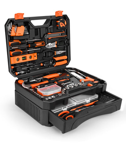 Thatool 328-Piece Tool Set - Tool Kit Toolbox Storage Case with Drawer, General Household Hand Tool Kit Perfect for Home & DIY Repairs