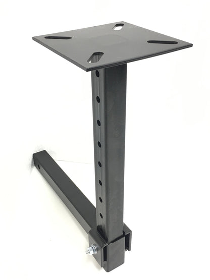 MaxxHaul Hitch Mount Vise Plate Holder Heavy‑Duty 2 Inch Receiver Workbench Mount Portable Vise and Tool Platform for Trucks SUVs and RVs Alloy Steel Construction (80356)