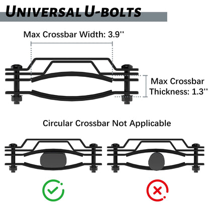 HongTaok 85" x 45" x 6" Universal Roof Rack, Extra Wide Rust-Proof Roof Cargo Basket for SUV, Heavy Duty Steel Rooftop Cargo Carrier, Car Top Luggage Holder 150LBS Capasity, Easy Assembly, Black
