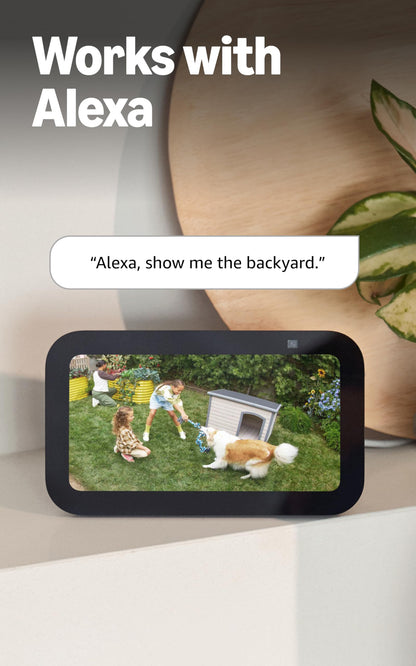 Ring Spotlight Cam Pro, Solar | 3D Motion Detection, Two-Way Talk with Audio+, and Dual-Band Wifi - White
