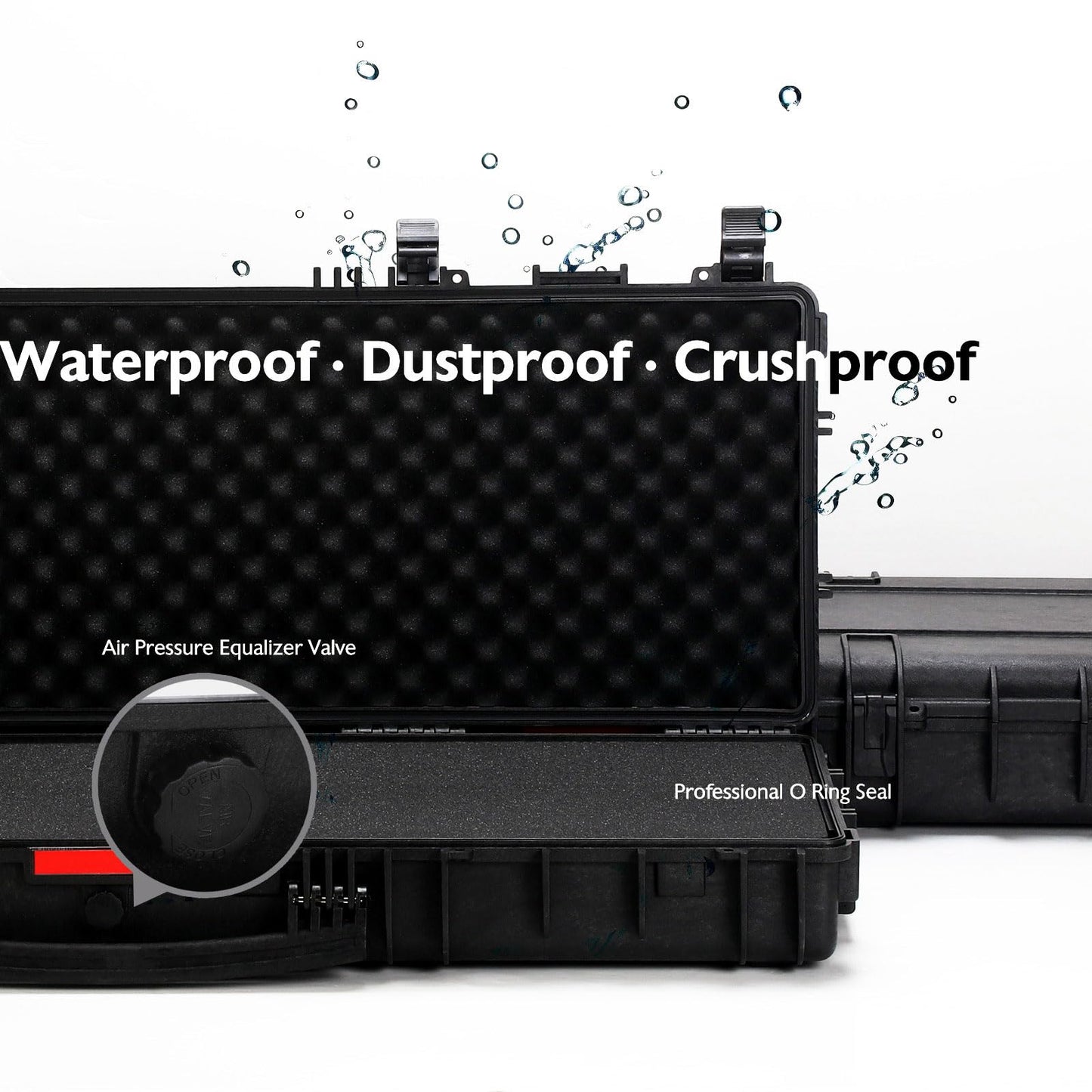 GRWOLF Rifle Case, Mil-Spec, 3 Layer Pick and Pluck Cube Foam (42.9 × 15.5 × 6.5")