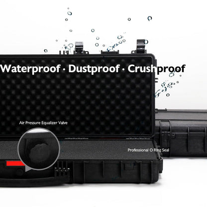 GRWOLF Rifle Case, Mil-Spec, 3 Layer Pick and Pluck Cube Foam (42.9 × 15.5 × 6.5")