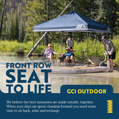 GCI Outdoor LevrUp Pop Up Canopy Tent, 10x10, Navy
