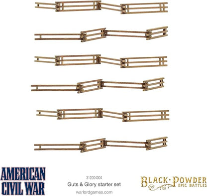 Warlord Games Black Powder Epic Battles: American Civil War Guts &amp Glory Starter Set Military Table Top Wargaming Plastic Model Kit 312004004