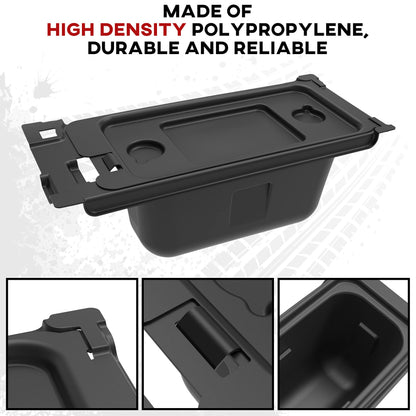 SAUTVS Under Seat Storage Box, Underseat Storage Bin Set Organizer Tray for Kawasaki Mule PRO-FX FXR FXT DX DXT 2015-2025 Accessories, Replace #99994-1463