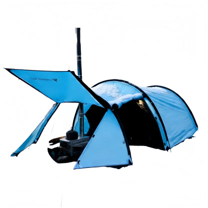 Dandelion Shell Hot Tent with Stove Jack Camping Winter 4 Season Tent 1-2 Person Backpacking for Camping Hiking Hunting Fishing Waterproof Windproof Lightweight 153 x 67 x 43 (inches)