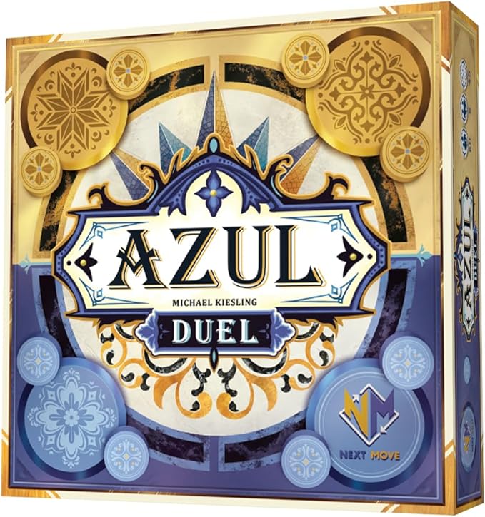 Asmodee Azul Duel Board Game - Competitive Head-to-Head Tile-Placement Strategy Game Stunning Mosaic Art and Quick Gameplay for Kids &amp Adults Ages 8+ 2 Players 30-45 Minute Playtime