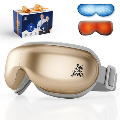 BOB AND BRAD Eye Massager with Heat and Cooling, Birthday Gifts for Women Men Her Him, EyeOasis 3 Eye Mask for Migraines, Heated Face Massager for Dry Eyes Strain Relief Improve Sleep