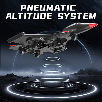 RC PlaneFoam Airplane Toy Drone Remote Airplane Foam Airplanes for Kids Airplanes for Kids Remote Control Helicopter for Boys 8-12360°Flip Fighter Jet with Light(RED)