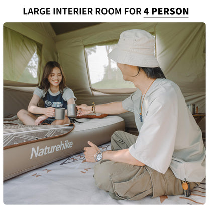 Naturehike Village Instant Tent, 4 Person 8 Person Camping Tent with Full Rainfly, Waterproof Large Cabin Tents for Car Camping