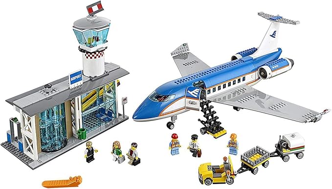 LEGO City Airport 60104 Airport Passenger Terminal Building Kit (694 Piece)