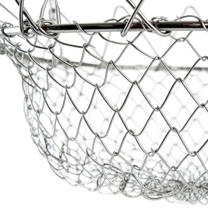Adjustable Planter Insert - Stainless Steel Rustproof Pot with Hanging Chains | Heavy Duty Expandable Plant Filler, Durable Mesh Base, Easy Lift Design & Secure Placement for Indoor Outdoor Flowers Po