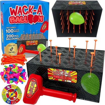 Wack A Balloon Pop Game for Kids and Family Interactive Balloon Popping Board Activity Tabletop Party Play for Family Night Birthday Gift Ages 4+