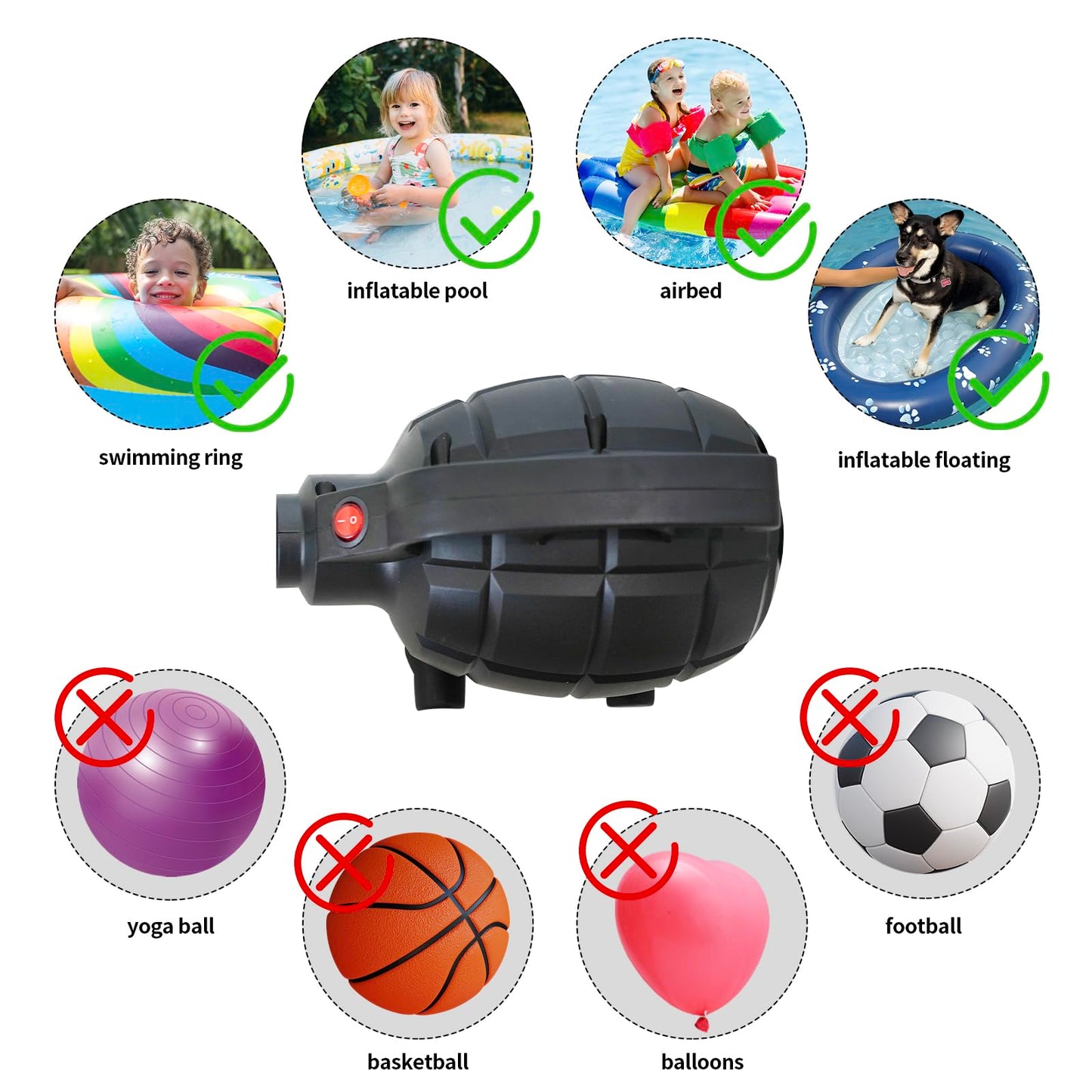 vapaus Inflatable Floating Dock with Electric Air Pump Bundle – Versatile Water Platform with Quick Inflation for Outdoor Fun