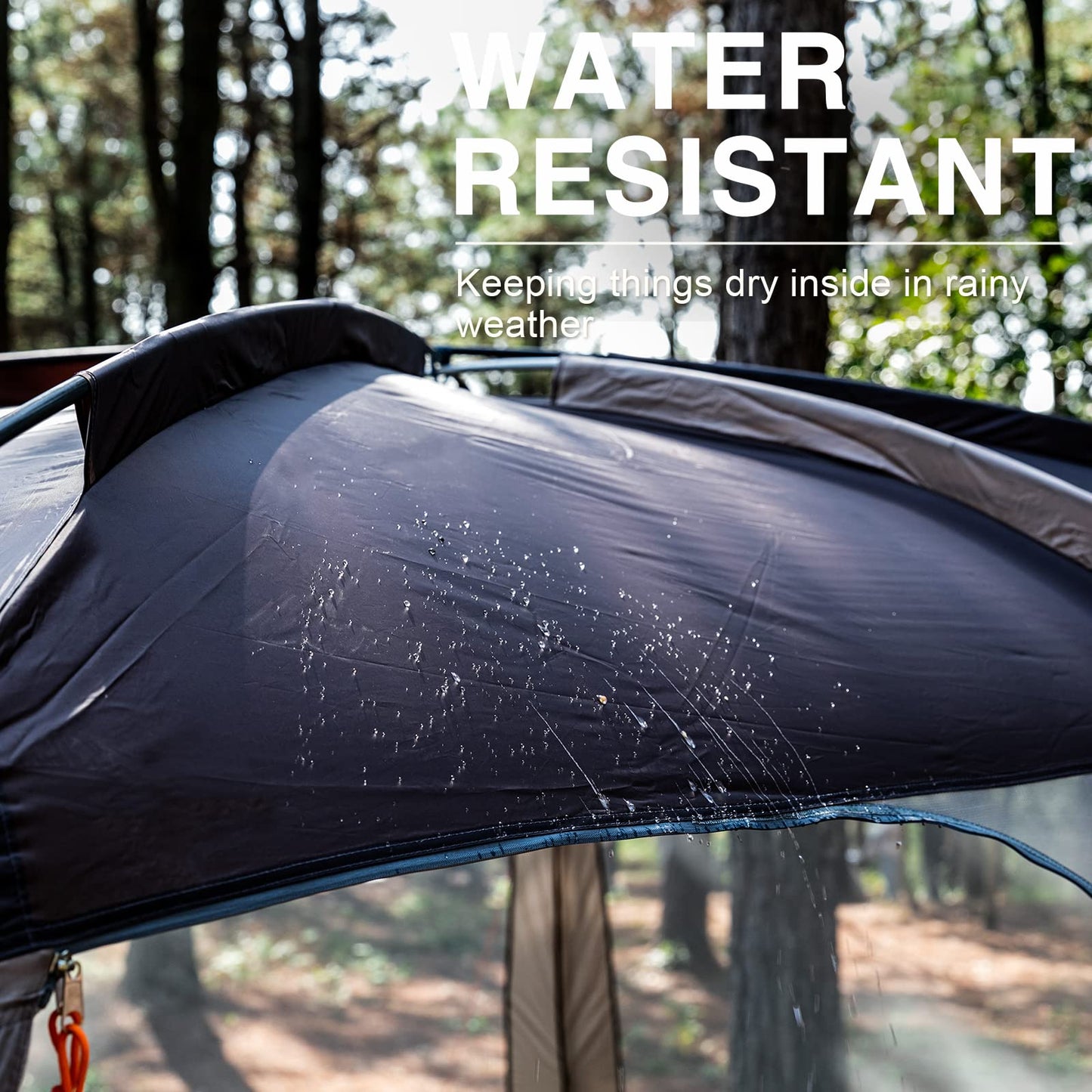 EVER ADVANCED 12' x10' Screen House Tent Netted Canopy Mesh Tents for Camping 8-10 Person Sun Shelter