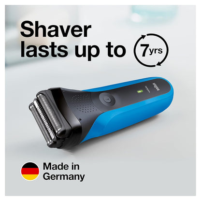 Braun Electric Razor for Men, Series 3 310s Electric Foil Shaver, Rechargeable, Wet & Dry