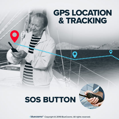 BlueCosmo Iridium Extreme Satellite Phone & Monthly Service Plan SIM Card - Voice, SMS Text Messaging, GPS Tracking, Emergency SOS - Online Activation - 24/7