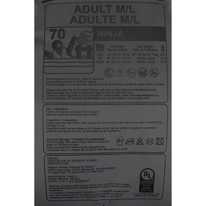 NRS Ninja Lifejacket (PFD)