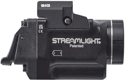 Streamlight 69417 TLR-8 X sub 500-Lumen Rail-Mounted Tactical Weapon Light with Integrated Red Aiming Laser Exclusively for Sig Sauer P365/XL Closed Rail Systems Only, Black