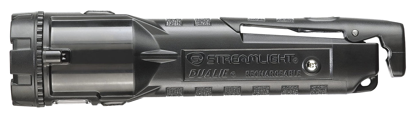 Streamlight 68794 Dualie Rechargeable 275-Lumen Multi-Functional, Intrinsically Safe Flashlight with Magnetic Clip and 120V/100V AC Charger, Black