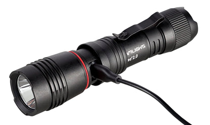 Streamlight 89000 ProTac 2.0 2000-Lumen 17300-Candela Rechargeable Tactical LED Flashlight with USB C Cable, and Holster, Box, Black
