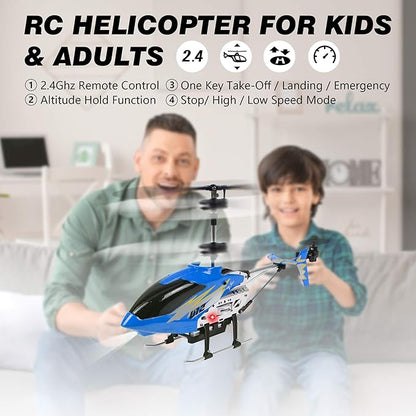 Cheerwing U12 Remote Control Helicopter with Altitude Hold Mini RC Helicopter for Adults Kids One Key take Off/Landing and 2 Batteries