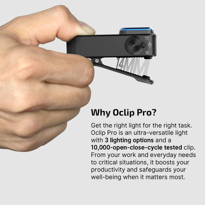 OLIGHT Perun 3 Mini Rechargeable Headlamp Flashlight Bundle Oclip Pro EDC Flashlight Clip-on Light