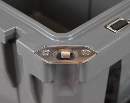 Cobalt 25 Quart Roto-Molded Super Ice Cooler | Large Ice Chest Holds Ice Up to 3 Days | (White)