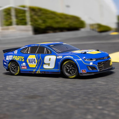 Losi 1/12 NASCAR RC Race Car Chase Elliott No. 9 2025 NAPA Chevrolet ZL1 2S AWD Brushed On-Road Battery &amp Charger Included Blue LOS1122509