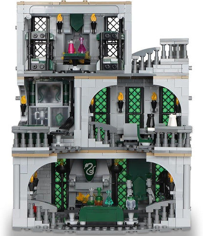 Common Room and Dorm Building Set MOC Slthrin House Model Kit from The Movie Collectible Idea Hary Gift for Teens Adults 14+ (1388pcs)